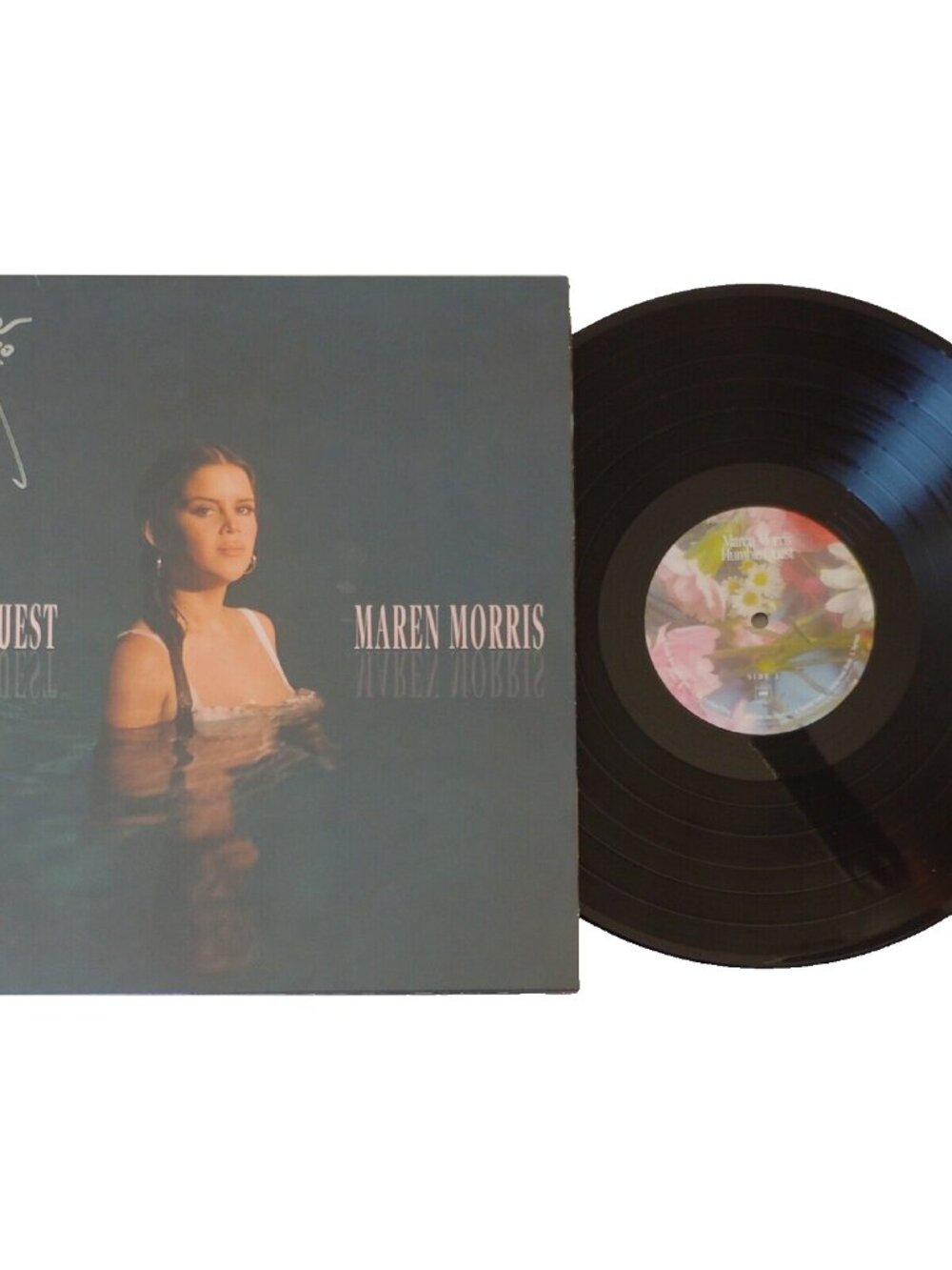 Maren Morris Signed Humble Quest Vinyl Cover Beckett BAS BD21269 Auto